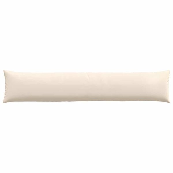 Диван възглавници 2 pcs Бежово 200 x 40 см текстил