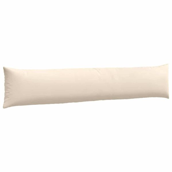 Диван възглавници 2 pcs Бежово 200 x 40 см текстил