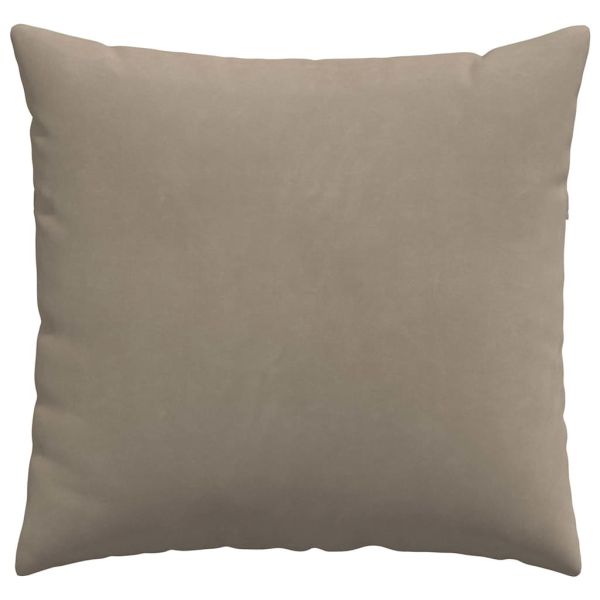 Диван възглавници 2 pcs Таупе 50 x 50 cm текстил