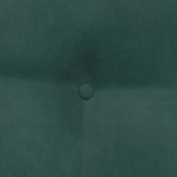 Възглавница за гръб Тъмен зелен 45 x 24 x 50 см Кадифе