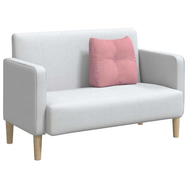 Възглавница за гръб Розово 45 x 24 x 50 см Кадифе