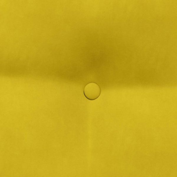 Възглавница за гръб Жълто 45 x 24 x 50 см Кадифе