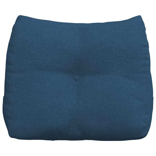 Възглавница за гръб Синьо 60 x 24 x 50 см текстил