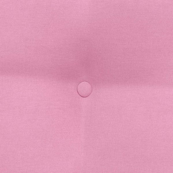 Възглавница за гръб Розово 80 x 24 x 50 см текстил