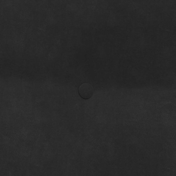 Възглавница за гръб Черно 80 x 24 x 50 см Кадифе