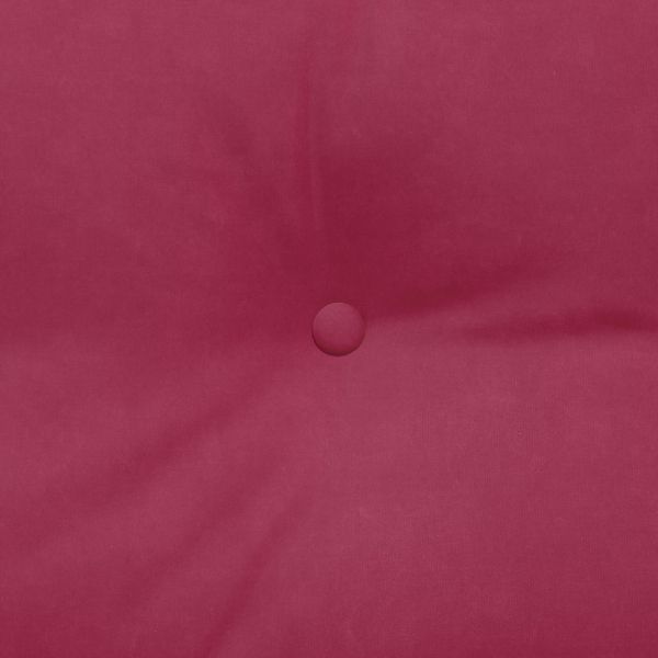 Възглавница за гръб Виненочервен 120 x 24 x 50 см Кадифе