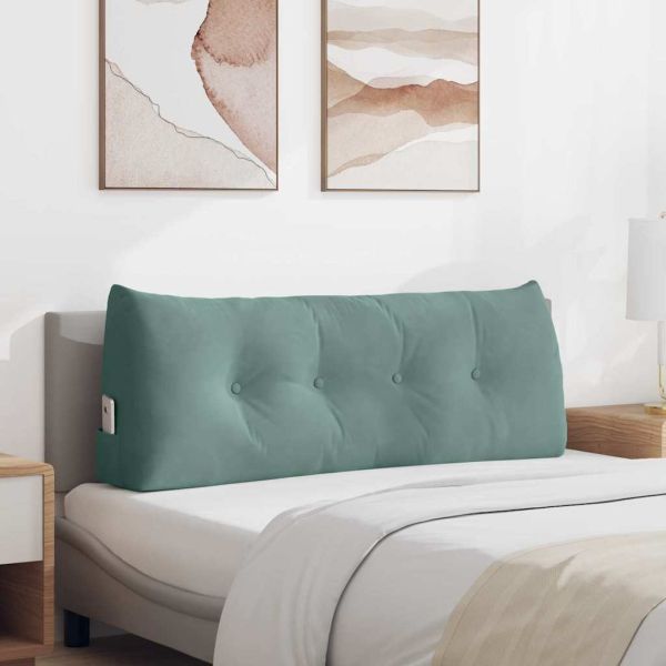 Възглавница за гръб Морско зелено 120 x 24 x 50 см Кадифе