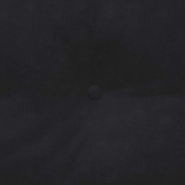 Възглавница за гръб Черно 140 x 24 x 50 см Кадифе