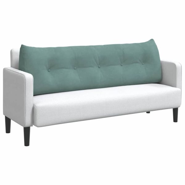 Възглавница за гръб Морско зелено 160 x 24 x 50 см Кадифе