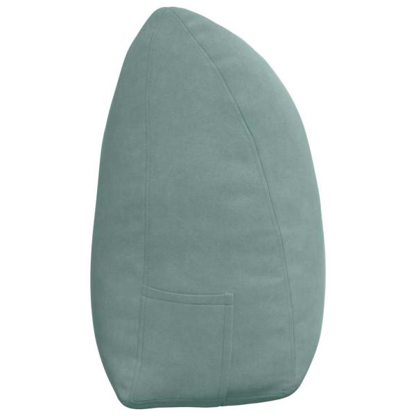 Възглавница за гръб Морско зелено 160 x 24 x 50 см Кадифе