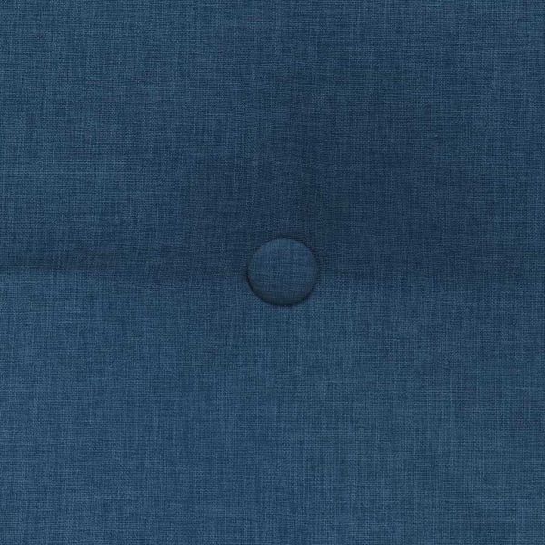 Възглавница за гръб Синьо 180 x 24 x 50 см текстил