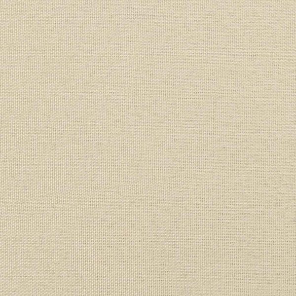 Възглавница за гръб Крем 50 x 19 x 45 см текстил