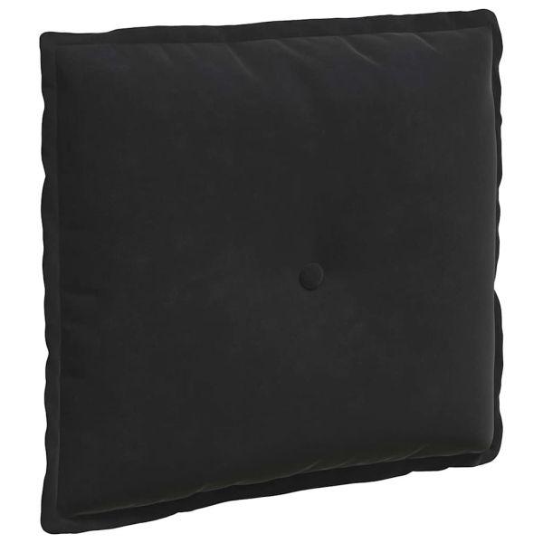 Възглавница за гръб Черно 50 x 45 см Кордюрова тъкан