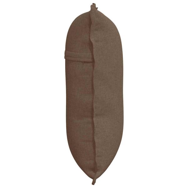 Възглавница за гръб Кафяво 60 x 19 x 50 см текстил
