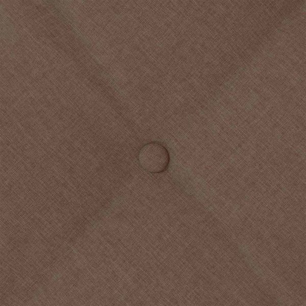 Възглавница за гръб Кафяво 60 x 19 x 50 см текстил