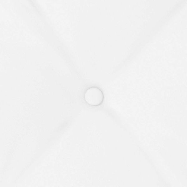 Възглавница за гръб Бяло 60 x 19 x 50 см текстил