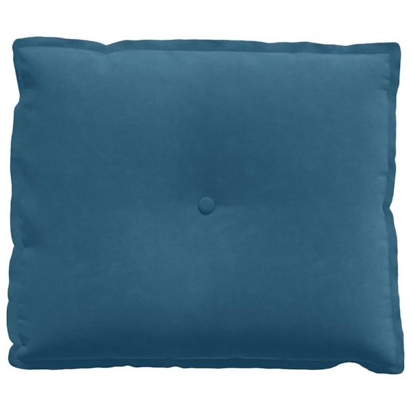 Възглавница за гръб Синьо 60 x 50 cm Кордюрова тъкан