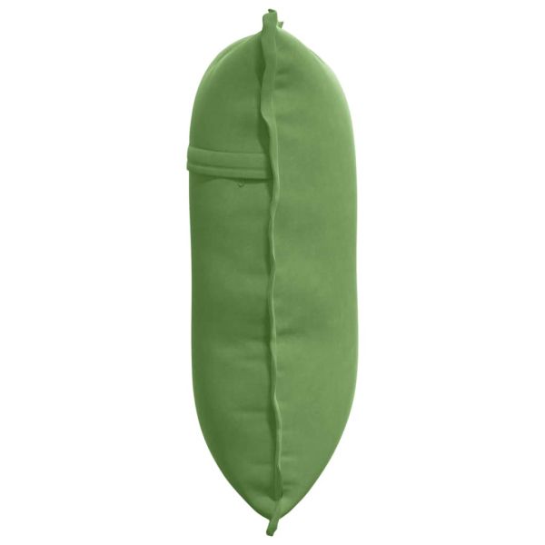 Възглавница за гръб Светло зелено 60 x 50 cm Кордюрова тъкан