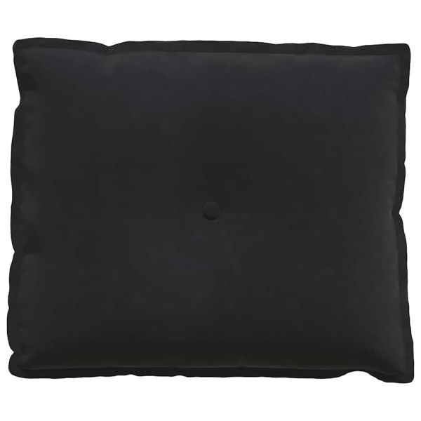 Възглавница за гръб Черно 60 x 50 cm Кордюрова тъкан
