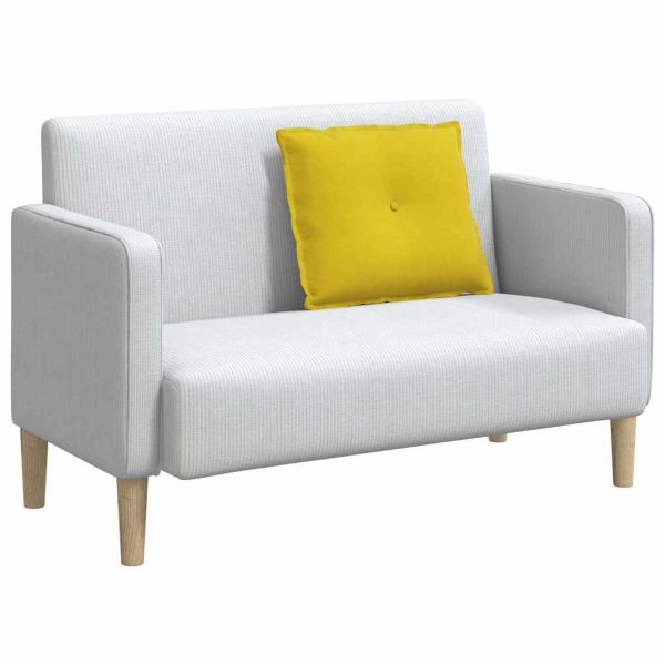 Възглавница за гръб Жълто 60 x 50 cm Кордюрова тъкан