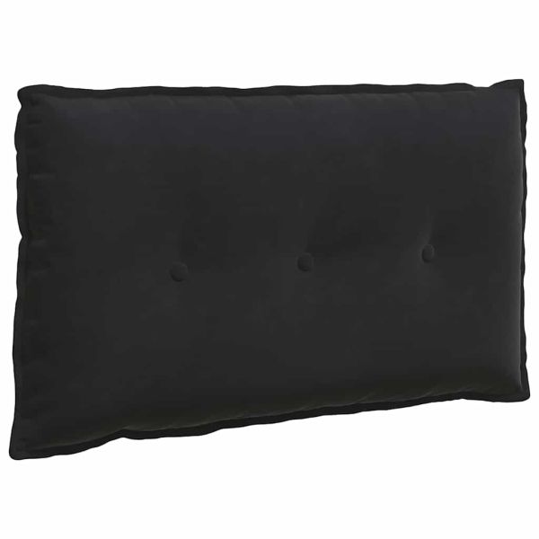 Възглавница за гръб Черно 80 x 50 cm Кордюрова тъкан