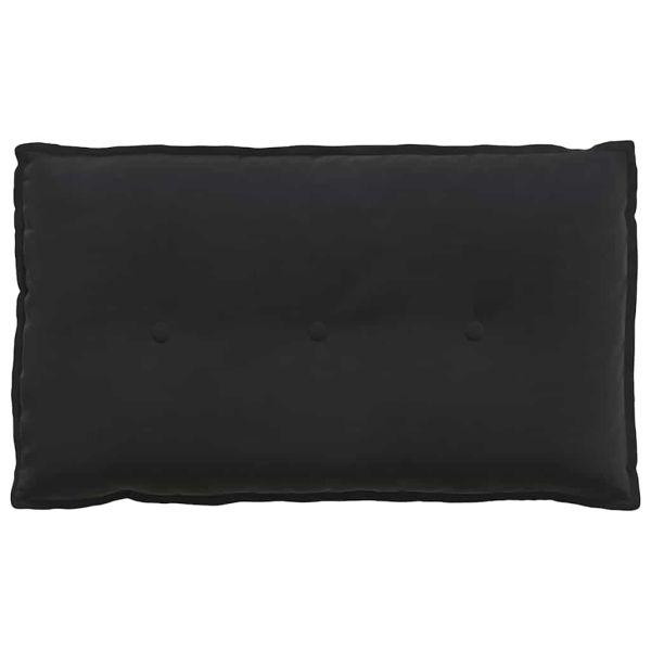 Възглавница за гръб Черно 80 x 50 cm Кордюрова тъкан