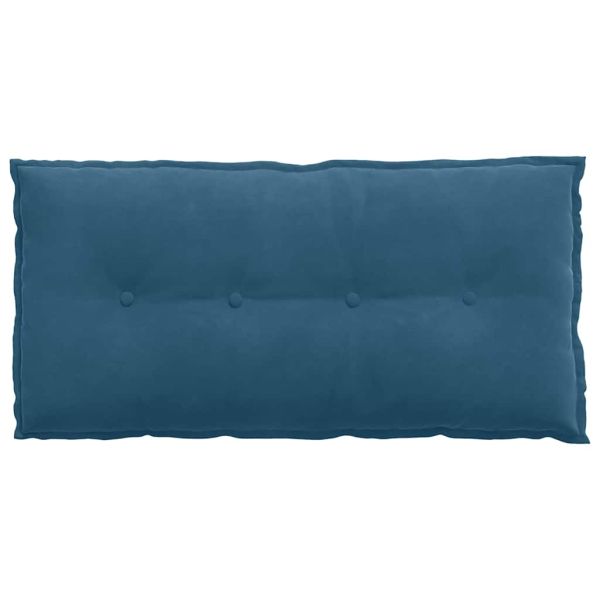 Възглавница за гръб Синьо 100 x 50 cm Кордюрова тъкан