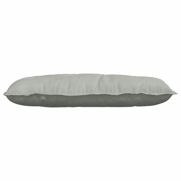 Възглавница за гръб Светлосиво 100 x 50 cm Кордюрова тъкан