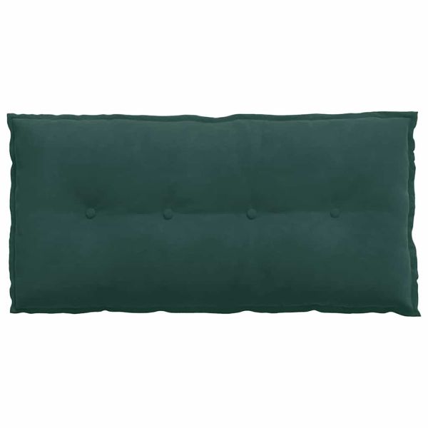 Възглавница за гръб Тъмен зелен 100 x 50 cm Кордюрова тъкан
