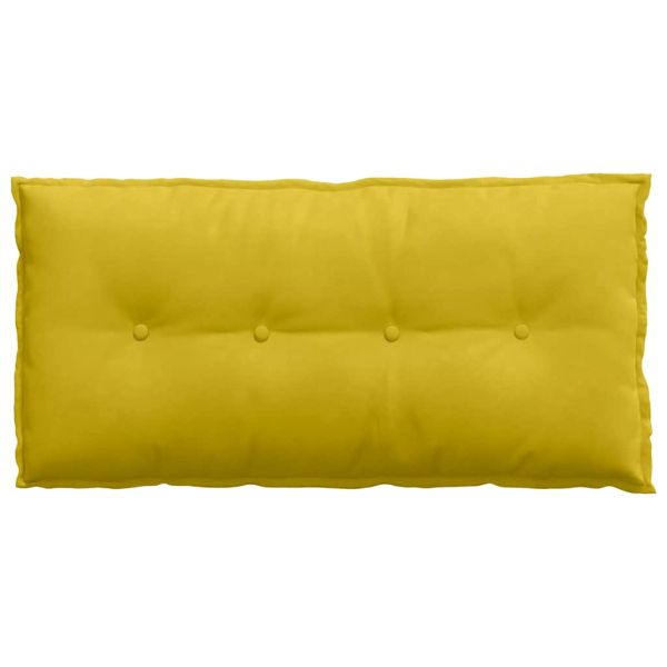 Възглавница за гръб Жълто 100 x 50 cm Кордюрова тъкан