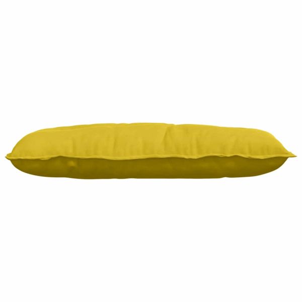 Възглавница за гръб Жълто 100 x 50 cm Кордюрова тъкан