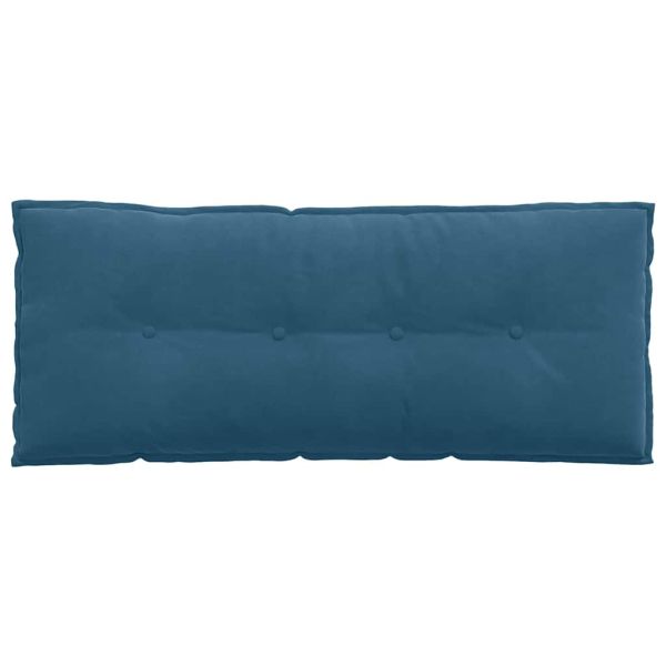Възглавница за гръб Синьо 120 x 50 cm Кордюрова тъкан