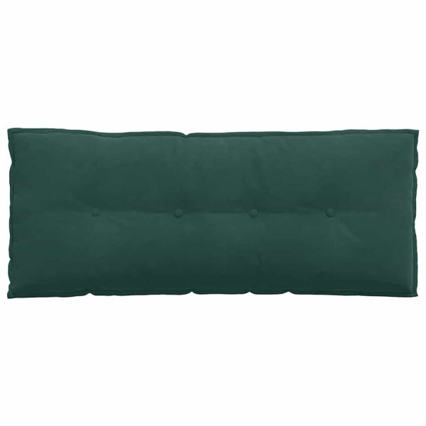 Възглавница за гръб Тъмен зелен 120 x 50 cm Кордюрова тъкан