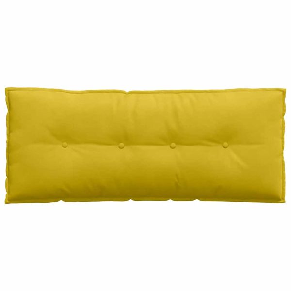 Възглавница за гръб Жълто 120 x 50 cm Кордюрова тъкан
