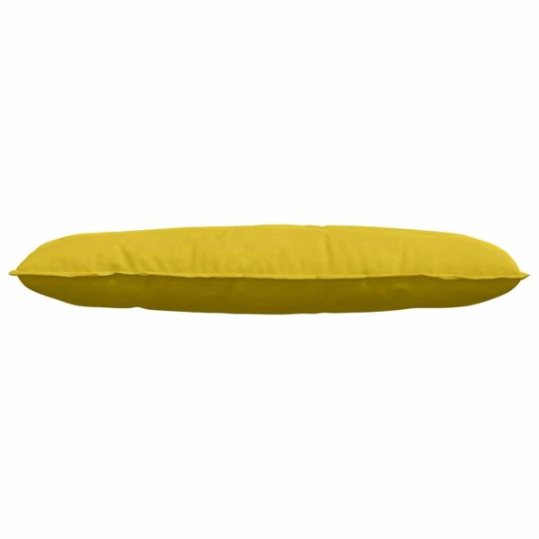 Възглавница за гръб Жълто 120 x 50 cm Кордюрова тъкан
