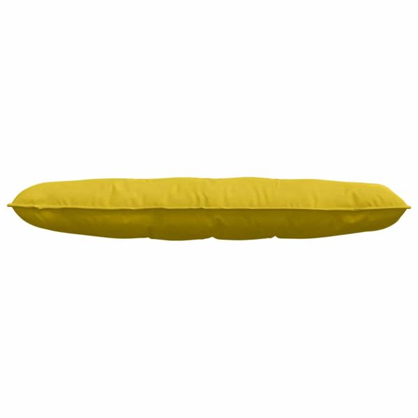 Възглавница за гръб Жълто 140 x 50 cm Кордюрова тъкан
