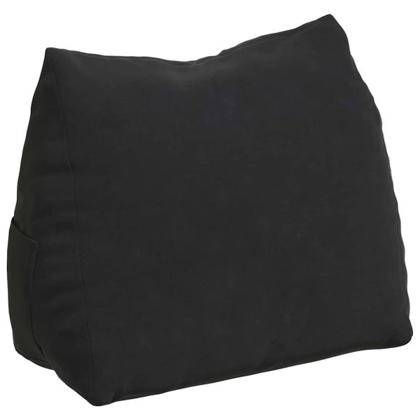 Възглавница за гръб Черно 45 x 20 x 35 см Кордюрова тъкан
