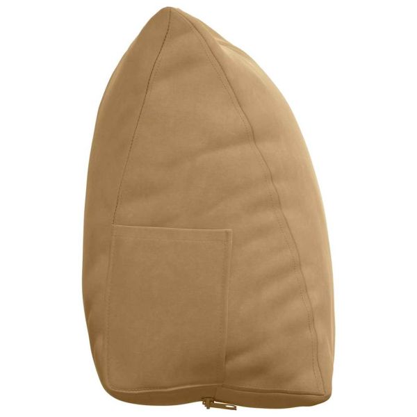 Възглавница за гръб Кафяво 60 x 20 x 50 см Кордюрова тъкан
