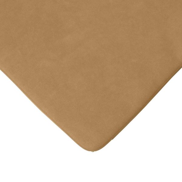 Възглавници за седалки 4 pcs Кафяво 40 x 40 x 3 cm Кадифе