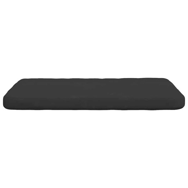 Възглавници за седалки 4 pcs Черно 40 x 40 x 3 cm