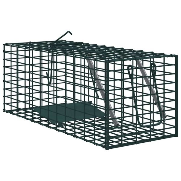 Капан за животни Зелен 31 x 13 x 12см Стомана