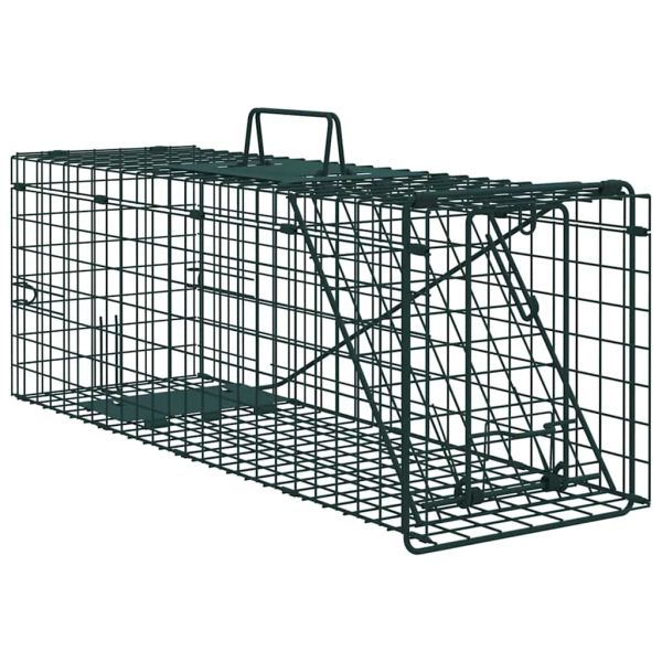 Капан за животни Зелен 61 x 20 x 21,5 см Стомана