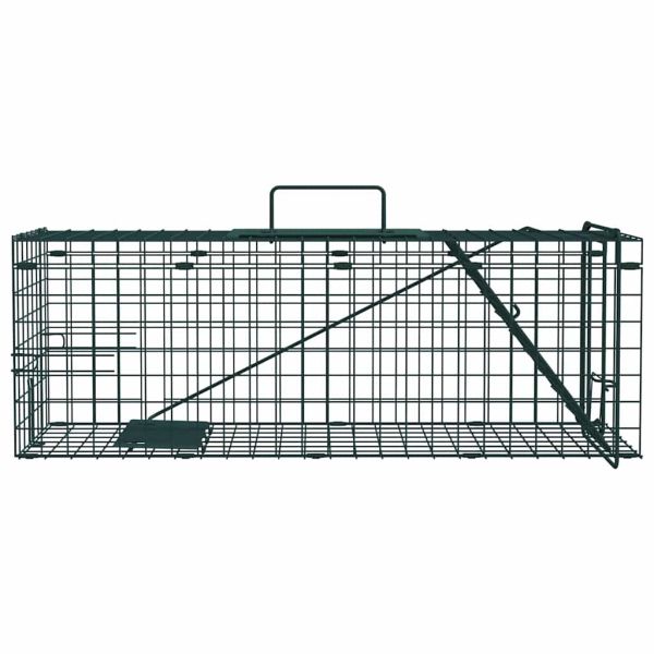 Капан за животни Зелен 61 x 20 x 21,5 см Стомана