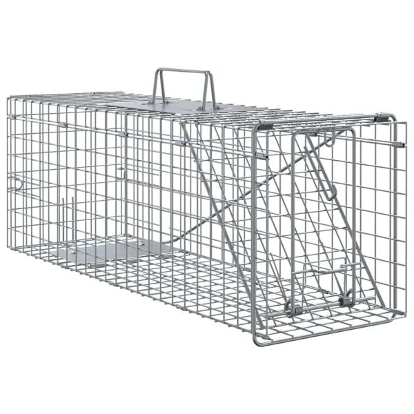Капан за животни Антрацит 61 x 20 x 21,5 см Стомана