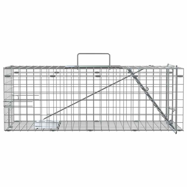Капан за животни Антрацит 61 x 20 x 21,5 см Стомана
