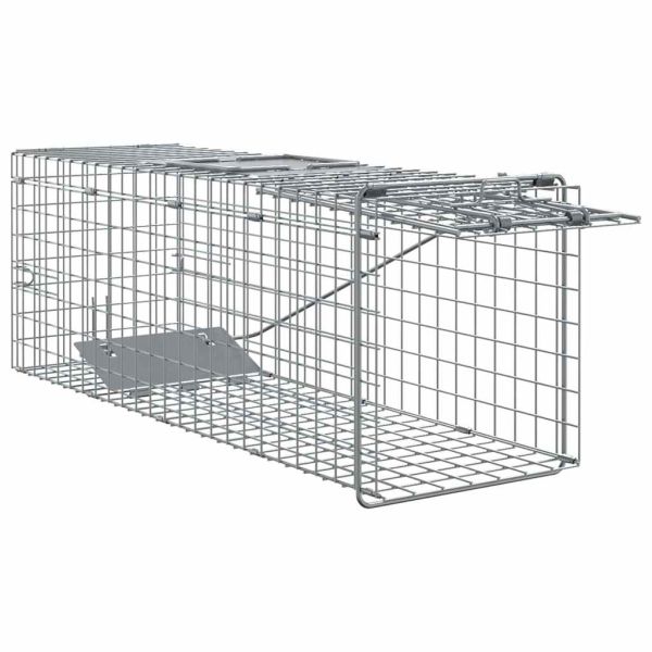 Капан за животни Антрацит 61 x 20 x 21,5 см Стомана