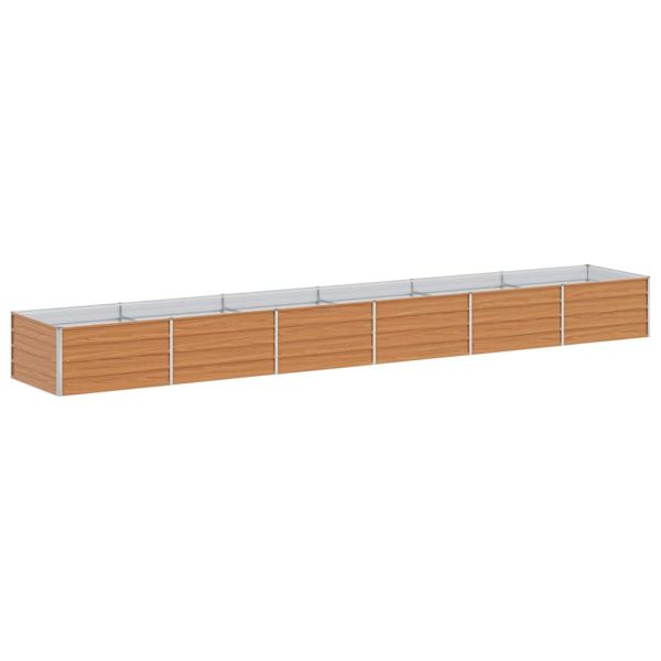 Градинска повдигната леха Светло кафяво 480 x 80 x 45 cm