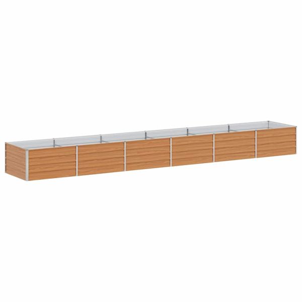 Градинска повдигната леха Светло кафяво 480 x 80 x 45 cm