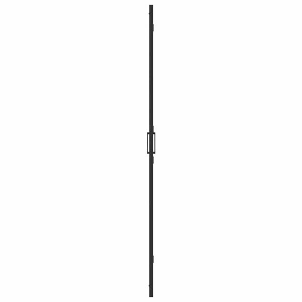 Стена за душ с влизане Черно 70 x 6,5 x 190 см