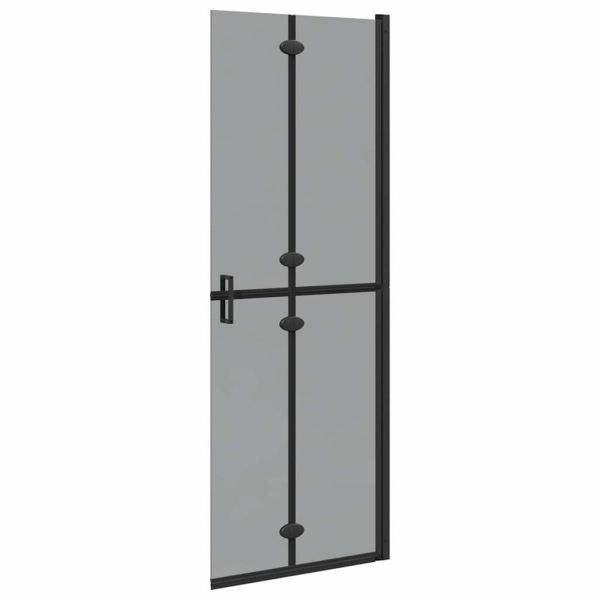 Стена за душ с влизане Черно 70 x 6,5 x 190 см